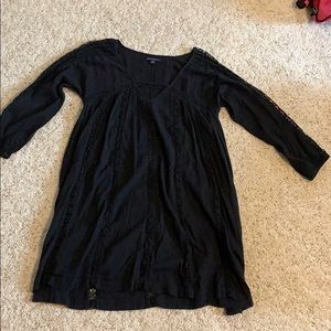 american eagle black dress